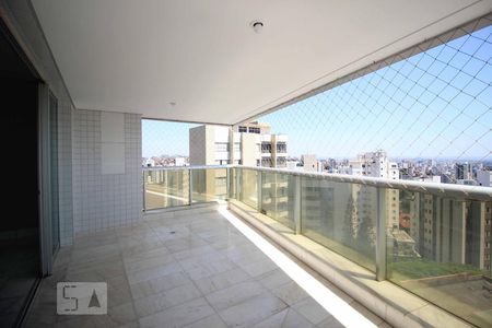 Varanda da Sala de apartamento para alugar com 4 quartos, 160m² em Sion, Belo Horizonte