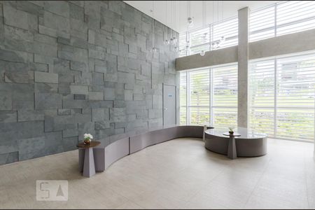 Studio para alugar com 42m², 1 quarto e 1 vagaHall social