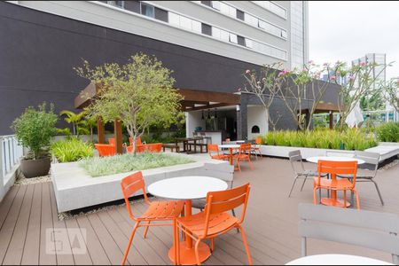 Studio para alugar com 42m², 1 quarto e 1 vagaChurrasqueira