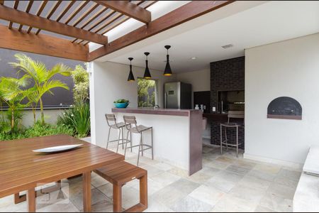 Studio para alugar com 42m², 1 quarto e 1 vagaChurrasqueira