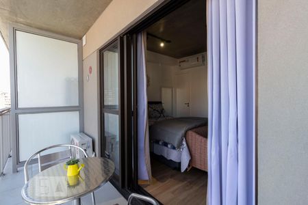 Varanda de kitnet/studio à venda com 1 quarto, 29m² em República, São Paulo