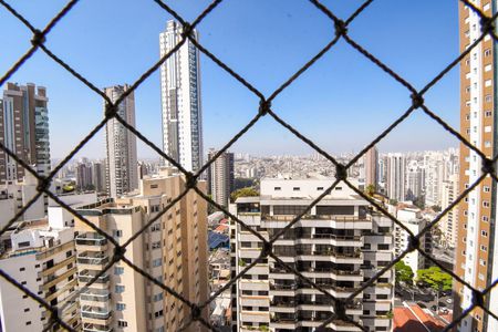 Vista da varanda da sala de apartamento para alugar com 1 quarto, 12m² em Vila Regente Feijó, São Paulo