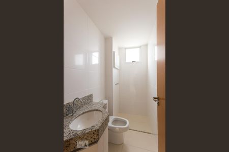 Banheiro Social de apartamento para alugar com 3 quartos, 92m² em Engenho Nogueira, Belo Horizonte