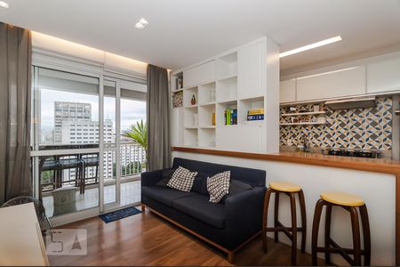 Sala de apartamento à venda com 2 quartos, 64m² em Centro, São Paulo