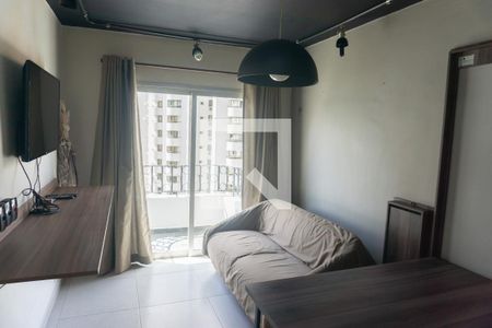 Sala de apartamento para alugar com 1 quarto, 60m² em Bela Vista, São Paulo