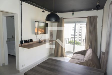 Sala de apartamento para alugar com 1 quarto, 60m² em Bela Vista, São Paulo