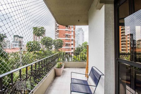 Varanda da Sala de apartamento para alugar com 3 quartos, 248m² em Chácara Klabin, São Paulo