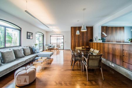 Sala de apartamento para alugar com 3 quartos, 248m² em Chácara Klabin, São Paulo