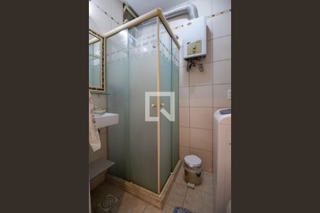 Banheiro social - box de apartamento para alugar com 1 quarto, 40m² em Copacabana, Rio de Janeiro
