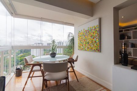 Sala de apartamento para alugar com 4 quartos, 167m² em Santo Amaro, São Paulo