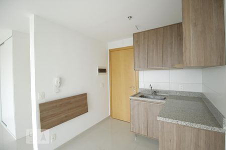 Cozinha de kitnet/studio para alugar com 1 quarto, 32m² em Asa Sul, Brasília