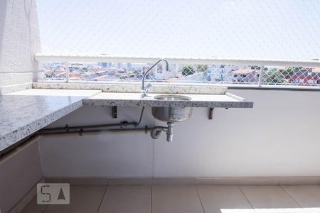 Varanda da Sala de apartamento para alugar com 2 quartos, 70m² em Vila Humaitá, Santo André