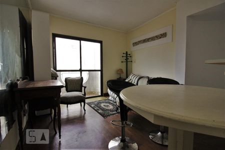 Sala de apartamento à venda com 1 quarto, 57m² em Vila Andrade, São Paulo