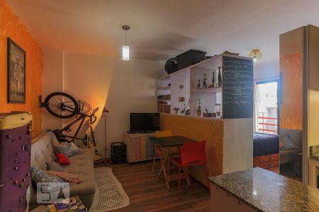 Studio à venda com 30m², 1 quarto e sem vagaSala