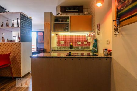 Studio à venda com 30m², 1 quarto e sem vagaCozinha 