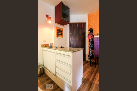 Studio à venda com 30m², 1 quarto e sem vagaCozinha 