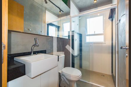 Banheiro de apartamento para alugar com 1 quarto, 50m² em Vila Rio Branco, São Paulo