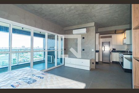 Quarto/Sala de apartamento para alugar com 1 quarto, 50m² em Vila Rio Branco, São Paulo