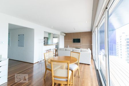 Sala de apartamento para alugar com 1 quarto, 90m² em Vila Olímpia, São Paulo