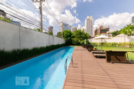 Apartamento para alugar com 90m², 1 quarto e 2 vagas Apartamento para alugar com 90m², 1 quarto e 2 vagasPiscina