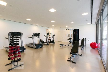 Apartamento para alugar com 90m², 1 quarto e 2 vagas Apartamento para alugar com 90m², 1 quarto e 2 vagasAcademia