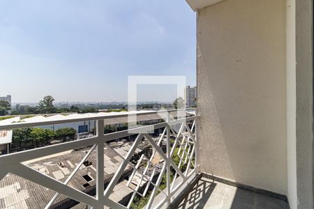 Varanda da Sala de apartamento para alugar com 2 quartos, 58m² em Jardim Santa Emília, São Paulo