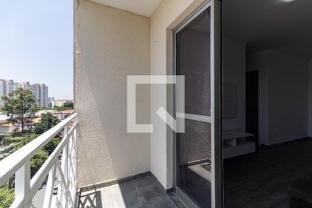 Varanda da Sala de apartamento para alugar com 2 quartos, 58m² em Jardim Santa Emília, São Paulo