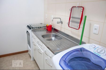 Cozinha de apartamento para alugar com 1 quarto, 45m² em Centro Histórico, Porto Alegre