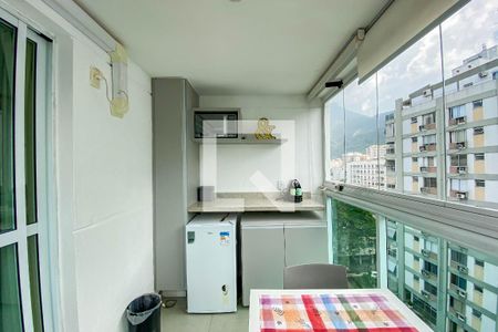 Varanda de apartamento para alugar com 1 quarto, 40m² em Botafogo, Rio de Janeiro