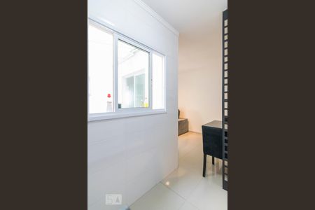 Cozinha de apartamento à venda com 2 quartos, 45m² em Vila Scarpelli, Santo André