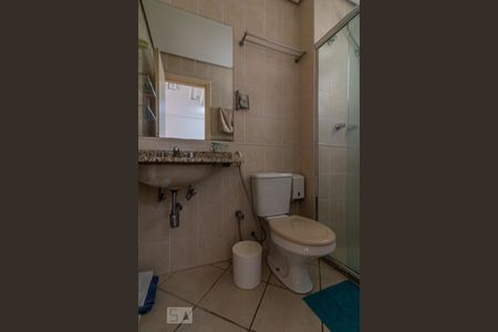 Banheiro de kitnet/studio à venda com 1 quarto, 34m² em Santa Paula, São Caetano do Sul