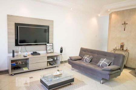 Sala  de casa à venda com 3 quartos, 276m² em Jardim Stetel, Santo André