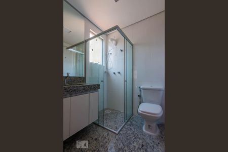 Banheiro Quarto Suíte de apartamento para alugar com 1 quarto, 36m² em Funcionários, Belo Horizonte