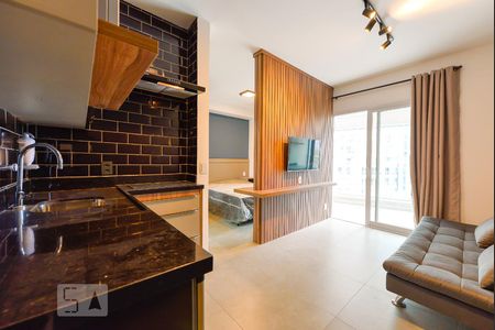Sala de apartamento para alugar com 1 quarto, 40m² em Pinheiros, São Paulo