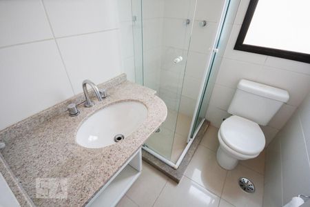 Banheiro da suíte  de apartamento para alugar com 1 quarto, 44m² em Vila Mariana, São Paulo