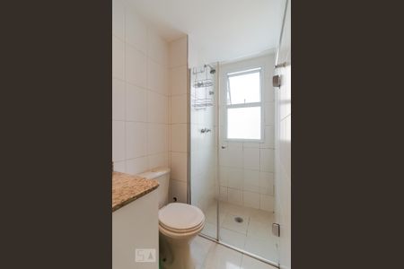Banheiro da Suíte de apartamento para alugar com 1 quarto, 40m² em Santa Cecília, São Paulo