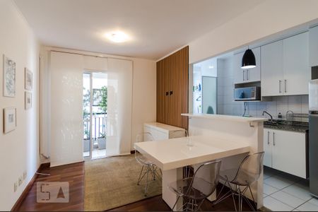 Sala de apartamento para alugar com 1 quarto, 40m² em Santa Cecília, São Paulo