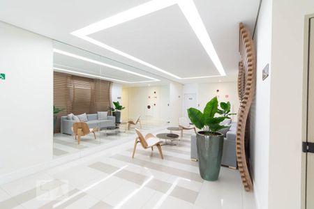 Hall Entrada  de kitnet/studio para alugar com 1 quarto, 37m² em Campo Belo, São Paulo