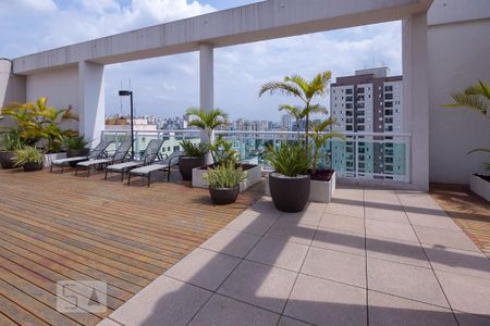 Studio para alugar com 35m², 1 quarto e 1 vaga Studio para alugar com 35m², 1 quarto e 1 vagaCobertura - Área Comum