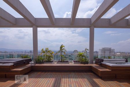 Studio para alugar com 35m², 1 quarto e 1 vaga Studio para alugar com 35m², 1 quarto e 1 vagaCobertura - Área Comum