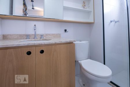 Studio para alugar com 35m², 1 quarto e 1 vaga Studio para alugar com 35m², 1 quarto e 1 vagaBanheiro