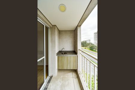 Varanda da Sala de apartamento à venda com 2 quartos, 52m² em Planalto, São Bernardo do Campo