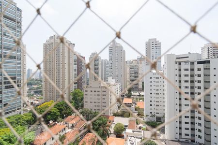 Varanda - Vista de apartamento à venda com 4 quartos, 220m² em Campo Belo, São Paulo