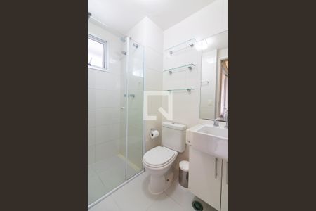 banheiro  de kitnet/studio para alugar com 1 quarto, 35m² em Campo Belo, São Paulo