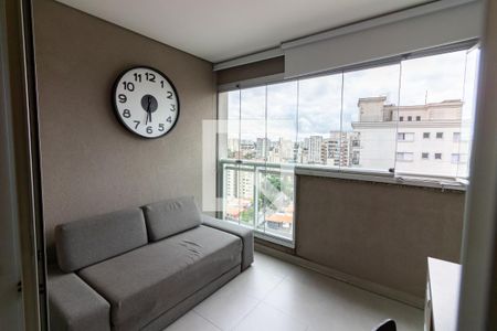 Varanda de kitnet/studio para alugar com 1 quarto, 35m² em Campo Belo, São Paulo