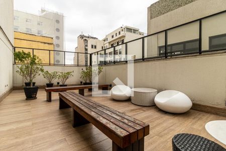 Studio à venda com 32m², 1 quarto e 1 vagaLounge