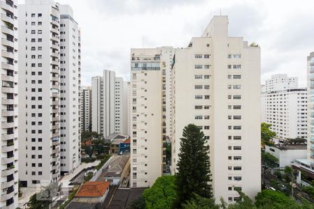 Vista de apartamento à venda com 1 quarto, 45m² em Indianópolis, São Paulo