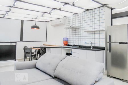 Sala  de apartamento à venda com 1 quarto, 60m² em Vila Olímpia, São Paulo