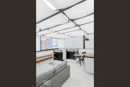 Sala  de apartamento à venda com 1 quarto, 60m² em Vila Olímpia, São Paulo