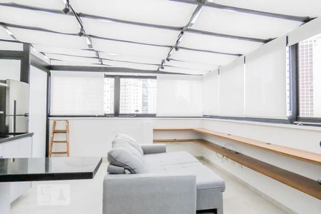 Sala  de apartamento à venda com 1 quarto, 60m² em Vila Olímpia, São Paulo